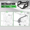 Lorababer Crash Bar Engine Guard for Z650 2017-2025 Black