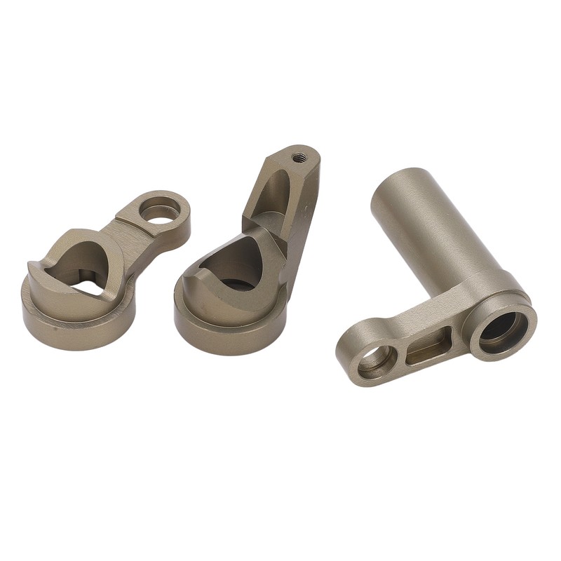 RC Steering Knuckle Kit Aluminum Alloy Shock Absorption Steering Assembly