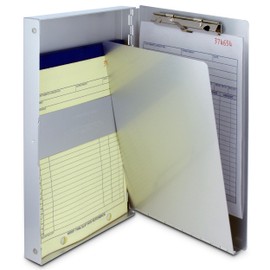 Saunders Recycled Aluminum Snapak Form Holder, Memo Size, Fits Paper Size up to 6 x 10 inches (10507)