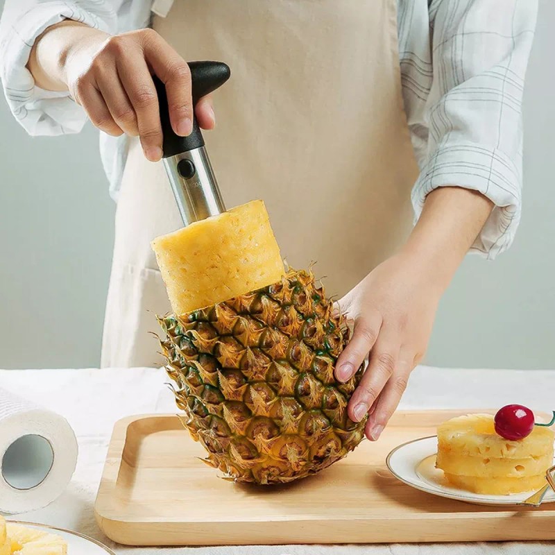 Lecute Cortador Descorazonador Para Piña De Facil Uso Practico