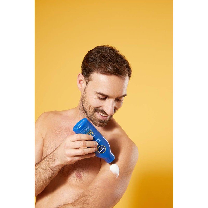 NIVEA SUN Sonnenmilch mit verbesserter Formel, Lichtschutzfaktor 50+, 200 ml