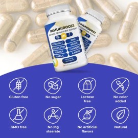 15 En 1 Cápsulas  Cúrcuma, Jengibre, Vitamina C Y Zinc                                                                                                