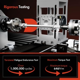 A-Premium Lower Steering Shaft Steering Column Shaft Compatible with Chrysler 300 2005-2010, Dodge Charger 2007-2010, Magnum 2005-2008, AWD, Replace # 4649124AD