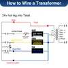 Fiada 24V 40VA Control Transformer, 120V to 24V, HVAC Furnace