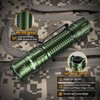 Wurkkos TD02 LED Flashlight, 2000 High Lumens Tactical Flashlight, Rechargeable