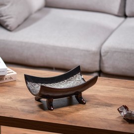 Creative Scents Decorative Bowl - Decorative Fruit Bowl for Kitchen, Home Décor, Decor Tray for Coffee Table Decor, Living Room Centerpiece, Key/Candy Bowl for Entry Table Decorations