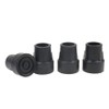 4pcs 25mm Rubber Trekking Pole Cap Crutch Ferrule Non-slip cover
