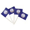 JBCD Virginia Toothpick Flag Mini Small Cupcake Topper Flags, 100