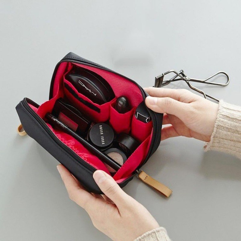 LOYELEY Women's Makeup Pouch, Storage Bag, Stylish, Lightweight, Compact, Cosmetics,