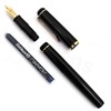Pelikan Classic 200 Fountain Pen, Black, Nib M (Medium), High-Quality
