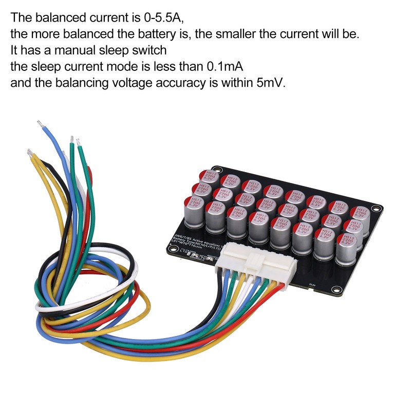3 Series Lithium Batteries 3S‑8 Balancer Battery Active Equalizer Compatible