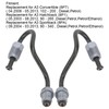 2PCS Rear Brake Line Left and Right 1K0611763E 1K0611763F Replacement