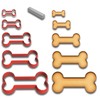 Dog Bone Cookie Cutter Set - 5 Sizes (1" to