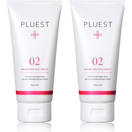 PLUEST Mannan Jelly Hydro Wash (Facial Cleanser, Dry Skin, Facial Cleansing Gel, Mannan Jelly), 4.2 oz (120 g) / 2 Bottles