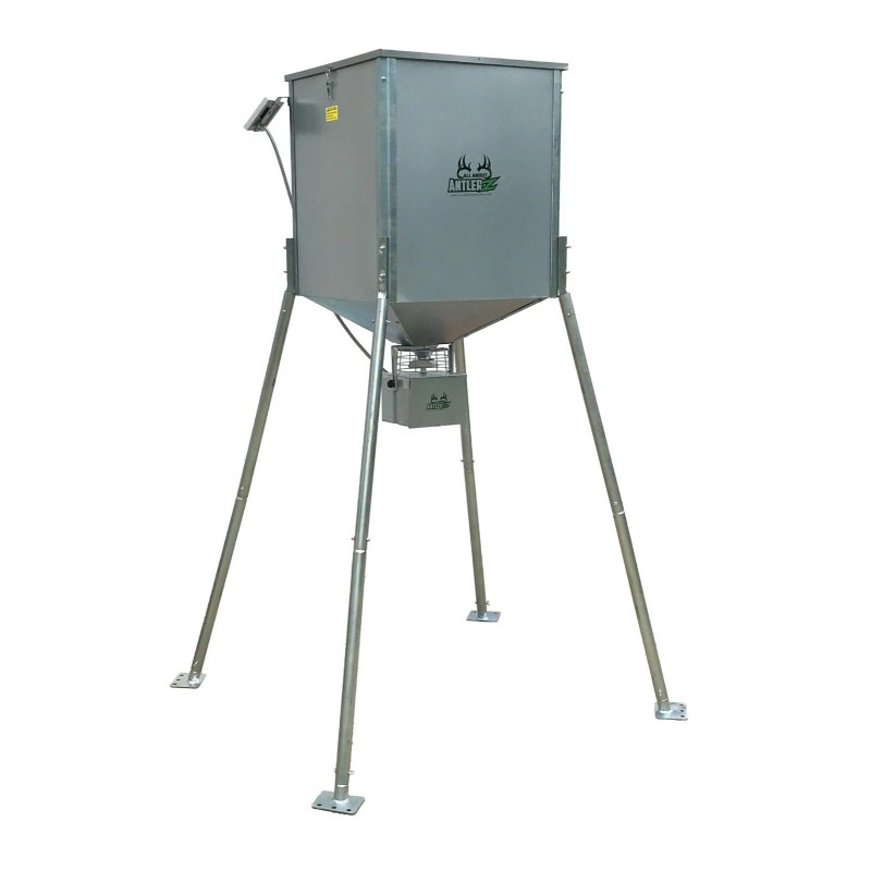 All About AntlerZ Ciervos Caza Juego Alimentador 6V Universal Panel