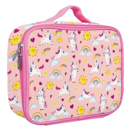 GIITSRIZ Unicorn Kids Lunch Bags for Girls, Insulated Kids Lunch Box for Girls Toddler Teen School Work Office Travel Picnic Waterproof Leakproof Portable