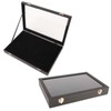 Ring Display Case Organizer with Transparent Lid 100 Slot Jewelry