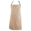 DII Everyday Basic Kitchen Collection, Plus Size Apron, Stone