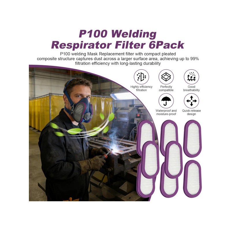 SPR451/SPR457/SPR449/SPR456/Harp/Mask/S/M/L/For/8-Pack/P100/Filters