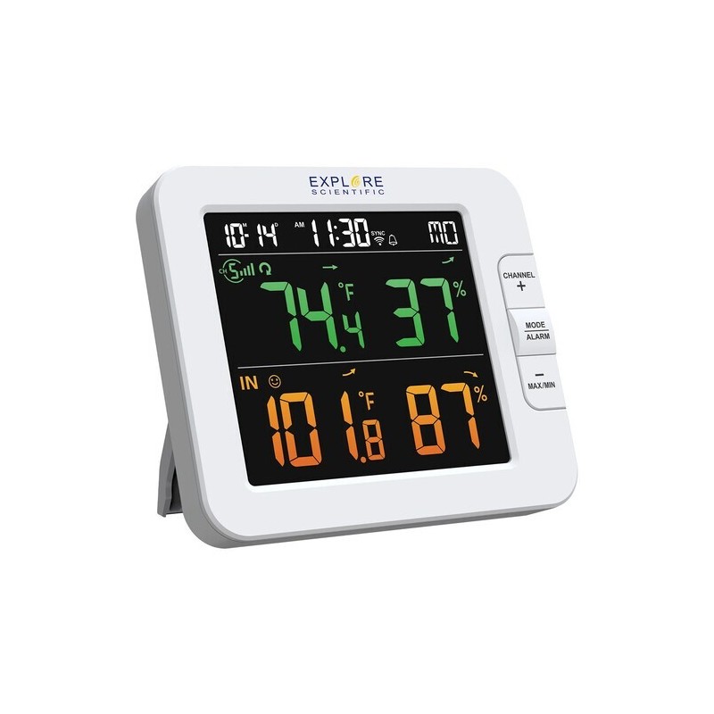 Explore Scientific Smart Multi-Channel Weather Station with Wireless Sensor