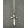 Generico Cross Necklace Men Women Stainless Steel Chain with Cross