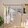 PUPPYCUTE Hanging Closet Organizer and Storage, Clothes Hanging Shelves Wire