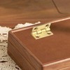 Jinyuanchao Mini Solid Brass Hinges Cabinet Drawer Butt Hinges for