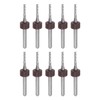 QUARKZMAN 10 Pieces Milling Cutter 1.8 mm Solid Carbide CNC