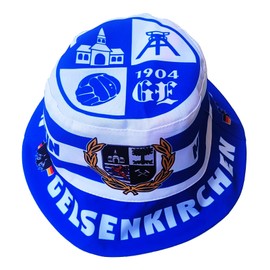 Gelsenkirchen fan hat, sun hat, fishing hat, fishing hat, military hat, shalker hat, multicoloured