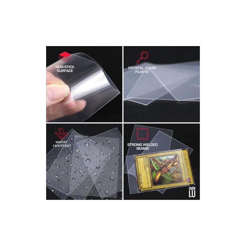 Over Lu | 500pcs fundas para tarjetas, Protectores de Tarjetas