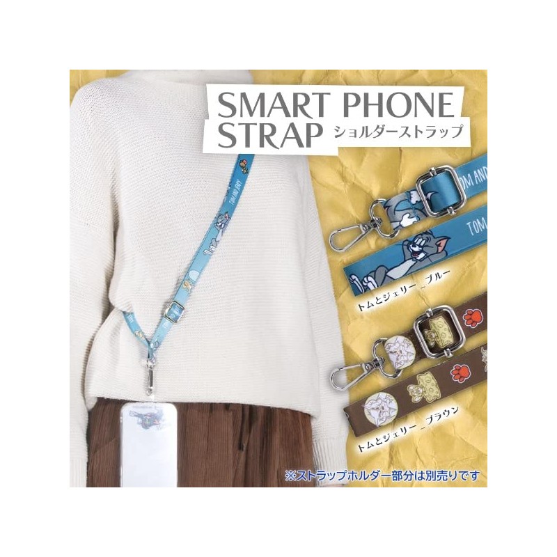 Inglem IS-WST1S/TJ36 Shoulder Strap/Tom and Jerry _Blue
