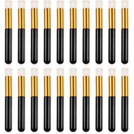 20 pinceles de champú para pestañas, cepillos de pestañas negras, limpieza profunda, cepillo de extensión de pestañas, cepillo de limpieza para mujeres, herramienta cosmética