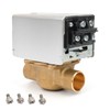 CELLGOKO V8043F1036 3/4" Zone Valve,Replaces V8043F1093,40003916-048/U Replacement Head Actuator,24V,2-Way,4-Wire Actuator,