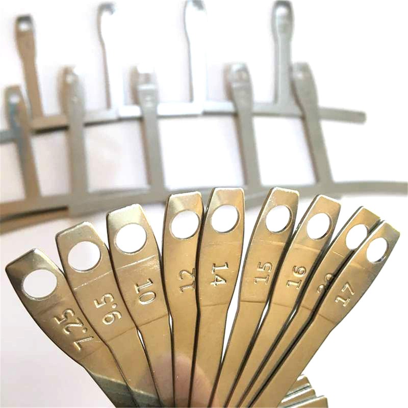 Miwayer Set of 9 Understring Radius Gauge Guitar Tools for