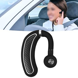 Single-Ear Headset, Waterproof Wireless Business Earphone with HD Microphone, Noise Reduction, 70-Day Standby Time, Durable Design for Work & Daily Use