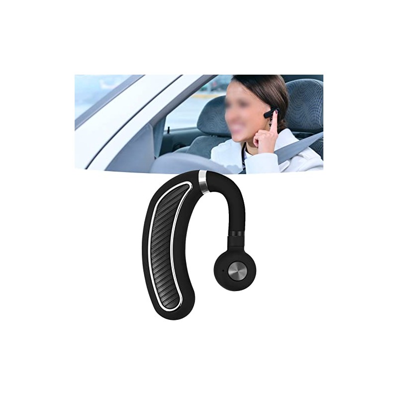 Single-Ear Headset, Waterproof Wireless Business Earphone with HD Microphone, Noise