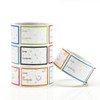 MOLHEM Food Labels Stickers,4 Rolls 2000pcs Removable Date Labels for