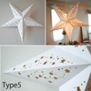 Sunny day fabric Star Shaped Paper Lamp Shade Advent Star