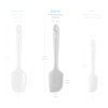 DI ORO Silicone Spatula - 600°F Heat-Resistant Rubber Kitchen Spatula