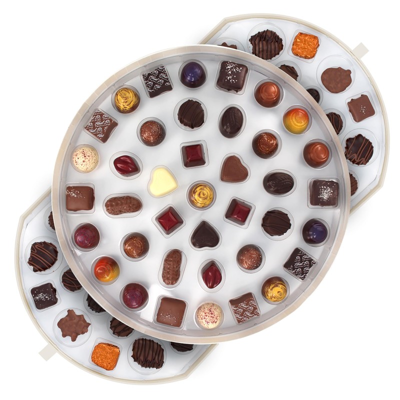 Ethel M Chocolates Centerpiece Collection, 65-Piece Premium Chocolate Assortment