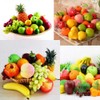 EKDJKK Artificial Fake Fruit, Realistic Artificial Banana, Lifelike Plastic Simulation