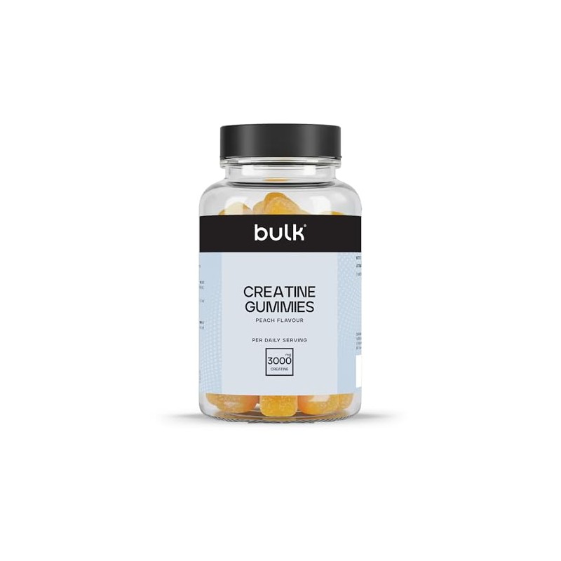 Bulk Creatine Gummies, Peach Flavour | 3000mg Pure Creatine Monohydrate