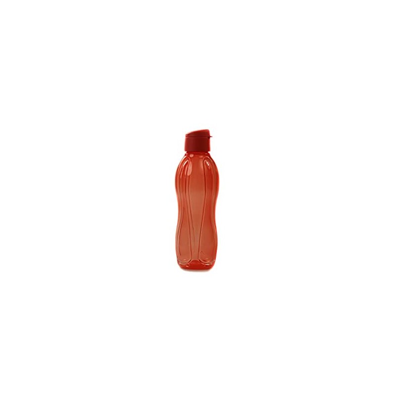 TUPPERWARE Eco Sport Bottle 1.0 L Pastel Orange Clip Lid
