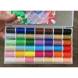 LE PAON Sewing kit 42 Color Set of Handy Polyester Thread