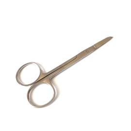 Suture Scissors 4.5" Dental Scissors Stitch Stainless Steel Hook Dental Veterinary Instruments