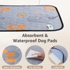 Washable Pee Pads for Dogs, 2 Pack Reusable Puppy Pads