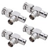 Felimoa Dual BNC Male BNC Female T Shape Triple Connector
