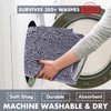 LuxUrux Bath Mat-Extra-Soft Plush Bath Shower Bathroom Rug, 1'' Chenille