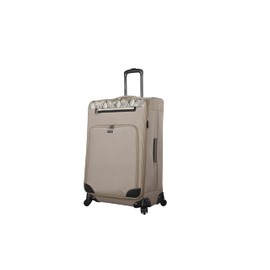 BCBGeneration 28"" Luggage with Spinner Wheels Expandable Softside Large Suitcase, Khaki