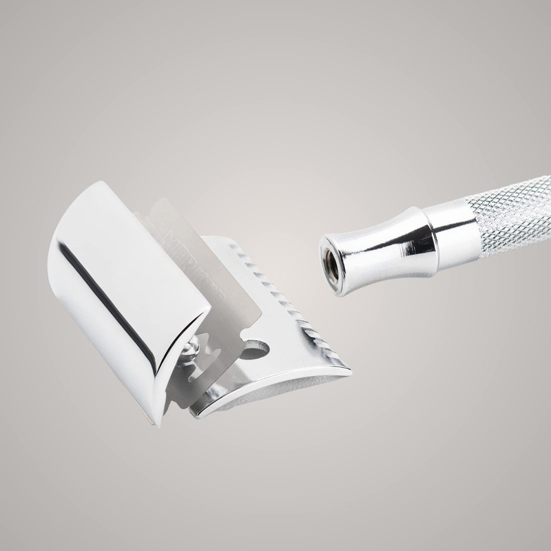MERKUR Safety Razor 25C | Classic with Tooth Comb Gloss